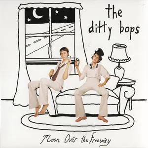 Moon over the freeway